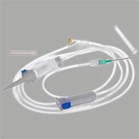 Set za intravensko infuzijo z regulatorjem pretoka